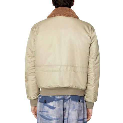 Diesel W-Carlo-NW Tidal Foam Cream Jacket W-CARLO-NW GIACCA A070240KAUX 1AE